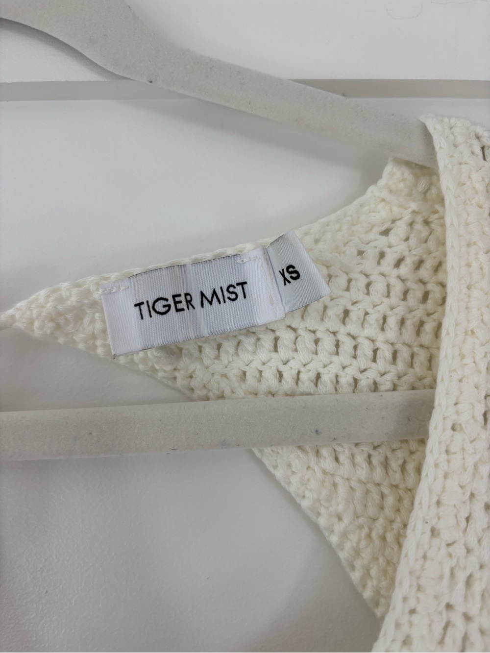 Tiger Mist Macauley White Crochet Top & Maxi Skirt Set - Picture 8 of 9